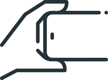 Web, Uygulama, UI / UX, Mobil Arayüz, Akıllı Teknoloji Tasarımı, Dijital Markalaşma, Kullanıcı Etkileşimi Sembolü ve Temiz Tek Renk Biçiminde Modern Grafik Elementi içeren PNG Biçimli El Simgesi Logosu