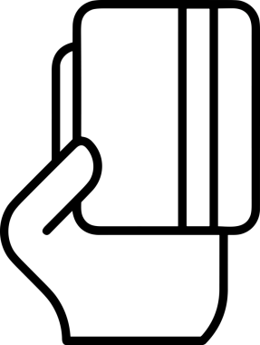 Web, Uygulama, UI / UX, Mobil Arayüz, Akıllı Teknoloji Tasarımı, Dijital Markalaşma, Kullanıcı Etkileşimi Sembolü ve Temiz Tek Renk Biçiminde Modern Grafik Elementi içeren PNG Biçimli El Simgesi Logosu