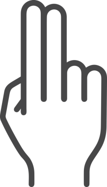 Web, Uygulama, UI / UX, Mobil Arayüz, Akıllı Teknoloji Tasarımı, Dijital Markalaşma, Kullanıcı Etkileşimi Sembolü ve Temiz Tek Renk Biçiminde Modern Grafik Elementi içeren PNG Biçimli El Simgesi Logosu