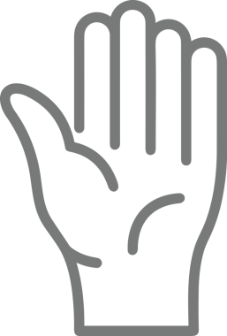 Web, Uygulama, UI / UX, Mobil Arayüz, Akıllı Teknoloji Tasarımı, Dijital Markalaşma, Kullanıcı Etkileşimi Sembolü ve Temiz Tek Renk Biçiminde Modern Grafik Elementi içeren PNG Biçimli El Simgesi Logosu