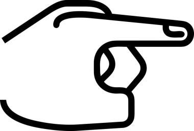 Web, Uygulama, UI / UX, Mobil Arayüz, Akıllı Teknoloji Tasarımı, Dijital Markalaşma, Kullanıcı Etkileşimi Sembolü ve Temiz Tek Renk Biçiminde Modern Grafik Elementi içeren PNG Biçimli El Simgesi Logosu