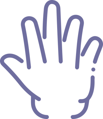 Web, Uygulama, UI / UX, Mobil Arayüz, Akıllı Teknoloji Tasarımı, Dijital Markalaşma, Kullanıcı Etkileşimi Sembolü ve Temiz Tek Renk Biçiminde Modern Grafik Elementi içeren PNG Biçimli El Simgesi Logosu