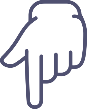 Web, Uygulama, UI / UX, Mobil Arayüz, Akıllı Teknoloji Tasarımı, Dijital Markalaşma, Kullanıcı Etkileşimi Sembolü ve Temiz Tek Renk Biçiminde Modern Grafik Elementi içeren PNG Biçimli El Simgesi Logosu