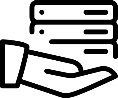 Web, Uygulama, UI / UX, Mobil Arayüz, Akıllı Teknoloji Tasarımı, Dijital Markalaşma, Kullanıcı Etkileşimi Sembolü ve Temiz Tek Renk Biçiminde Modern Grafik Elementi içeren PNG Biçimli El Simgesi Logosu
