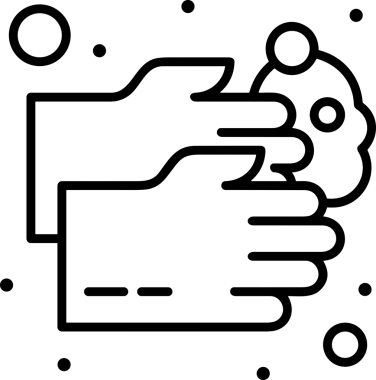 Web, Uygulama, UI / UX, Mobil Arayüz, Akıllı Teknoloji Tasarımı, Dijital Markalaşma, Kullanıcı Etkileşimi Sembolü ve Temiz Tek Renk Biçiminde Modern Grafik Elementi içeren PNG Biçimli El Simgesi Logosu