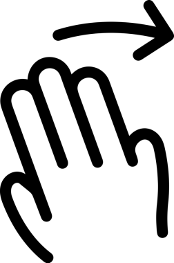 Web, Uygulama, UI / UX, Mobil Arayüz, Akıllı Teknoloji Tasarımı, Dijital Markalaşma, Kullanıcı Etkileşimi Sembolü ve Temiz Tek Renk Biçiminde Modern Grafik Elementi içeren PNG Biçimli El Simgesi Logosu