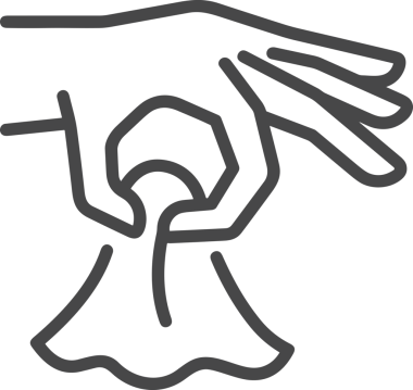 Web, Uygulama, UI / UX, Mobil Arayüz, Akıllı Teknoloji Tasarımı, Dijital Markalaşma, Kullanıcı Etkileşimi Sembolü ve Temiz Tek Renk Biçiminde Modern Grafik Elementi içeren PNG Biçimli El Simgesi Logosu