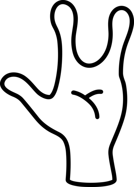 Web, Uygulama, UI / UX, Mobil Arayüz, Akıllı Teknoloji Tasarımı, Dijital Markalaşma, Kullanıcı Etkileşimi Sembolü ve Temiz Tek Renk Biçiminde Modern Grafik Elementi içeren PNG Biçimli El Simgesi Logosu