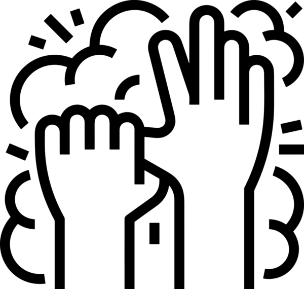 Web, Uygulama, UI / UX, Mobil Arayüz, Akıllı Teknoloji Tasarımı, Dijital Markalaşma, Kullanıcı Etkileşimi Sembolü ve Temiz Tek Renk Biçiminde Modern Grafik Elementi içeren PNG Biçimli El Simgesi Logosu