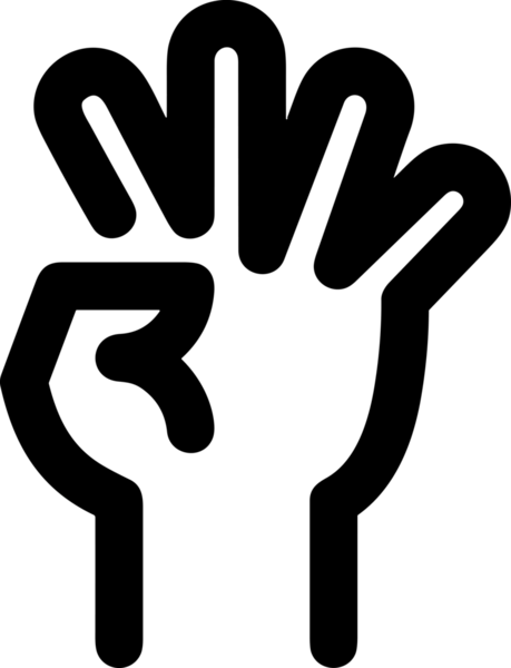 Web, Uygulama, UI / UX, Mobil Arayüz, Akıllı Teknoloji Tasarımı, Dijital Markalaşma, Kullanıcı Etkileşimi Sembolü ve Temiz Tek Renk Biçiminde Modern Grafik Elementi içeren PNG Biçimli El Simgesi Logosu