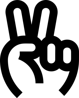 Web, Uygulama, UI / UX, Mobil Arayüz, Akıllı Teknoloji Tasarımı, Dijital Markalaşma, Kullanıcı Etkileşimi Sembolü ve Temiz Tek Renk Biçiminde Modern Grafik Elementi içeren PNG Biçimli El Simgesi Logosu