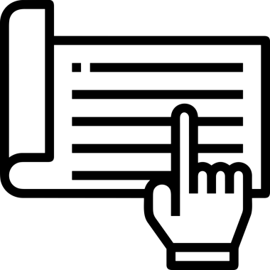 Web, Uygulama, UI / UX, Mobil Arayüz, Akıllı Teknoloji Tasarımı, Dijital Markalaşma, Kullanıcı Etkileşimi Sembolü ve Temiz Tek Renk Biçiminde Modern Grafik Elementi içeren PNG Biçimli El Simgesi Logosu