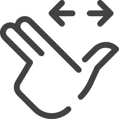 Web, Uygulama, UI / UX, Mobil Arayüz, Akıllı Teknoloji Tasarımı, Dijital Markalaşma, Kullanıcı Etkileşimi Sembolü ve Temiz Tek Renk Biçiminde Modern Grafik Elementi içeren PNG Biçimli El Simgesi Logosu