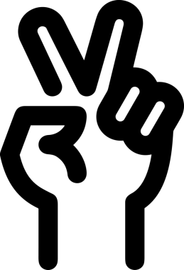 Web, Uygulama, UI / UX, Mobil Arayüz, Akıllı Teknoloji Tasarımı, Dijital Markalaşma, Kullanıcı Etkileşimi Sembolü ve Temiz Tek Renk Biçiminde Modern Grafik Elementi içeren PNG Biçimli El Simgesi Logosu