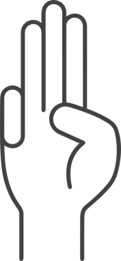 Web, Uygulama, UI / UX, Mobil Arayüz, Akıllı Teknoloji Tasarımı, Dijital Markalaşma, Kullanıcı Etkileşimi Sembolü ve Temiz Tek Renk Biçiminde Modern Grafik Elementi içeren PNG Biçimli El Simgesi Logosu