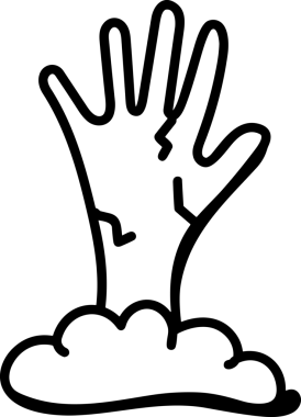 Web, Uygulama, UI / UX, Mobil Arayüz, Akıllı Teknoloji Tasarımı, Dijital Markalaşma, Kullanıcı Etkileşimi Sembolü ve Temiz Tek Renk Biçiminde Modern Grafik Elementi içeren PNG Biçimli El Simgesi Logosu