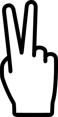 Web, Uygulama, UI / UX, Mobil Arayüz, Akıllı Teknoloji Tasarımı, Dijital Markalaşma, Kullanıcı Etkileşimi Sembolü ve Temiz Tek Renk Biçiminde Modern Grafik Elementi içeren PNG Biçimli El Simgesi Logosu