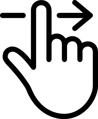 Web, Uygulama, UI / UX, Mobil Arayüz, Akıllı Teknoloji Tasarımı, Dijital Markalaşma, Kullanıcı Etkileşimi Sembolü ve Temiz Tek Renk Biçiminde Modern Grafik Elementi içeren PNG Biçimli El Simgesi Logosu