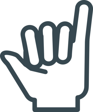 Web, Uygulama, UI / UX, Mobil Arayüz, Akıllı Teknoloji Tasarımı, Dijital Markalaşma, Kullanıcı Etkileşimi Sembolü ve Temiz Tek Renk Biçiminde Modern Grafik Elementi içeren PNG Biçimli El Simgesi Logosu