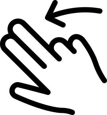 Web, Uygulama, UI / UX, Mobil Arayüz, Akıllı Teknoloji Tasarımı, Dijital Markalaşma, Kullanıcı Etkileşimi Sembolü ve Temiz Tek Renk Biçiminde Modern Grafik Elementi içeren PNG Biçimli El Simgesi Logosu