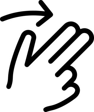 Web, Uygulama, UI / UX, Mobil Arayüz, Akıllı Teknoloji Tasarımı, Dijital Markalaşma, Kullanıcı Etkileşimi Sembolü ve Temiz Tek Renk Biçiminde Modern Grafik Elementi içeren PNG Biçimli El Simgesi Logosu