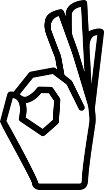 Web, Uygulama, UI / UX, Mobil Arayüz, Akıllı Teknoloji Tasarımı, Dijital Markalaşma, Kullanıcı Etkileşimi Sembolü ve Temiz Tek Renk Biçiminde Modern Grafik Elementi içeren PNG Biçimli El Simgesi Logosu
