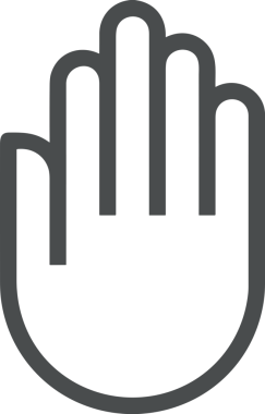 Web, Uygulama, UI / UX, Mobil Arayüz, Akıllı Teknoloji Tasarımı, Dijital Markalaşma, Kullanıcı Etkileşimi Sembolü ve Temiz Tek Renk Biçiminde Modern Grafik Elementi içeren PNG Biçimli El Simgesi Logosu