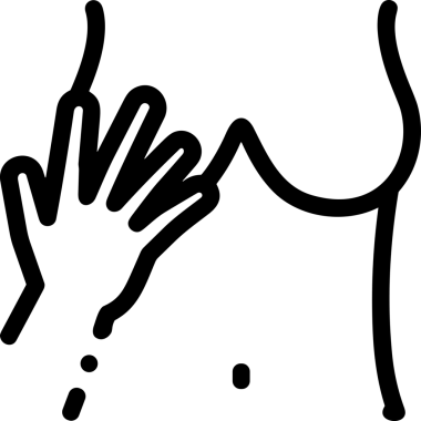 Web, Uygulama, UI / UX, Mobil Arayüz, Akıllı Teknoloji Tasarımı, Dijital Markalaşma, Kullanıcı Etkileşimi Sembolü ve Temiz Tek Renk Biçiminde Modern Grafik Elementi içeren PNG Biçimli El Simgesi Logosu