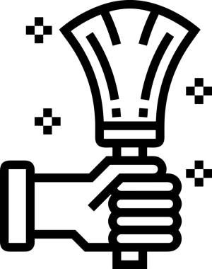 Web, Uygulama, UI / UX, Mobil Arayüz, Akıllı Teknoloji Tasarımı, Dijital Markalaşma, Kullanıcı Etkileşimi Sembolü ve Temiz Tek Renk Biçiminde Modern Grafik Elementi içeren PNG Biçimli El Simgesi Logosu