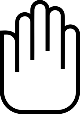 Web, Uygulama, UI / UX, Mobil Arayüz, Akıllı Teknoloji Tasarımı, Dijital Markalaşma, Kullanıcı Etkileşimi Sembolü ve Temiz Tek Renk Biçiminde Modern Grafik Elementi içeren PNG Biçimli El Simgesi Logosu