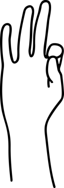 Web, Uygulama, UI / UX, Mobil Arayüz, Akıllı Teknoloji Tasarımı, Dijital Markalaşma, Kullanıcı Etkileşimi Sembolü ve Temiz Tek Renk Biçiminde Modern Grafik Elementi içeren PNG Biçimli El Simgesi Logosu