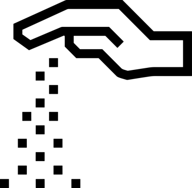 Web, Uygulama, UI / UX, Mobil Arayüz, Akıllı Teknoloji Tasarımı, Dijital Markalaşma, Kullanıcı Etkileşimi Sembolü ve Temiz Tek Renk Biçiminde Modern Grafik Elementi içeren PNG Biçimli El Simgesi Logosu