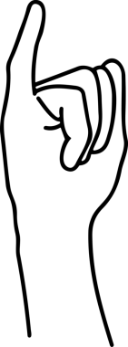 Web, Uygulama, UI / UX, Mobil Arayüz, Akıllı Teknoloji Tasarımı, Dijital Markalaşma, Kullanıcı Etkileşimi Sembolü ve Temiz Tek Renk Biçiminde Modern Grafik Elementi içeren PNG Biçimli El Simgesi Logosu