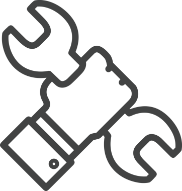 Web, Uygulama, UI / UX, Mobil Arayüz, Akıllı Teknoloji Tasarımı, Dijital Markalaşma, Kullanıcı Etkileşimi Sembolü ve Temiz Tek Renk Biçiminde Modern Grafik Elementi içeren PNG Biçimli El Simgesi Logosu