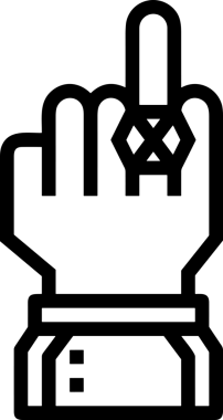 Web, Uygulama, UI / UX, Mobil Arayüz, Akıllı Teknoloji Tasarımı, Dijital Markalaşma, Kullanıcı Etkileşimi Sembolü ve Temiz Tek Renk Biçiminde Modern Grafik Elementi içeren PNG Biçimli El Simgesi Logosu