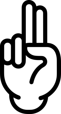 Web, Uygulama, UI / UX, Mobil Arayüz, Akıllı Teknoloji Tasarımı, Dijital Markalaşma, Kullanıcı Etkileşimi Sembolü ve Temiz Tek Renk Biçiminde Modern Grafik Elementi içeren PNG Biçimli El Simgesi Logosu