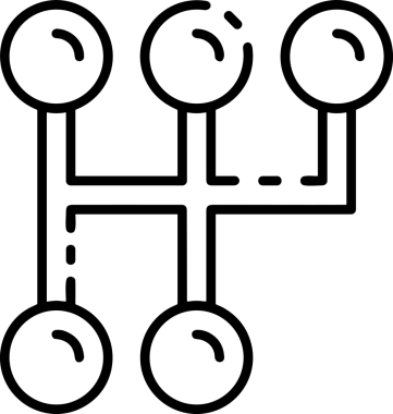 Web, Uygulama, UI / UX, Mobil Arayüz, Akıllı Teknoloji Tasarımı, Dijital Markalaşma, Kullanıcı Etkileşimi Sembolü ve Temiz Tek Renk Biçiminde Modern Grafik Elementi içeren PNG Biçimli El Simgesi Logosu