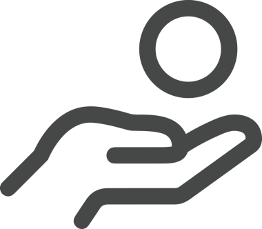 Web, Uygulama, UI / UX, Mobil Arayüz, Akıllı Teknoloji Tasarımı, Dijital Markalaşma, Kullanıcı Etkileşimi Sembolü ve Temiz Tek Renk Biçiminde Modern Grafik Elementi içeren PNG Biçimli El Simgesi Logosu