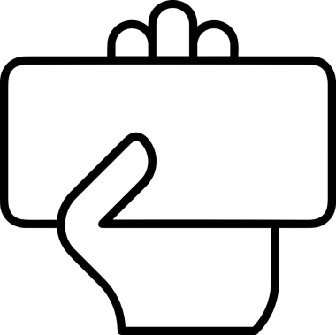 Web, Uygulama, UI / UX, Mobil Arayüz, Akıllı Teknoloji Tasarımı, Dijital Markalaşma, Kullanıcı Etkileşimi Sembolü ve Temiz Tek Renk Biçiminde Modern Grafik Elementi içeren PNG Biçimli El Simgesi Logosu