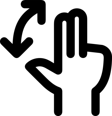 Web, Uygulama, UI / UX, Mobil Arayüz, Akıllı Teknoloji Tasarımı, Dijital Markalaşma, Kullanıcı Etkileşimi Sembolü ve Temiz Tek Renk Biçiminde Modern Grafik Elementi içeren PNG Biçimli El Simgesi Logosu