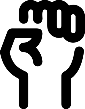 Web, Uygulama, UI / UX, Mobil Arayüz, Akıllı Teknoloji Tasarımı, Dijital Markalaşma, Kullanıcı Etkileşimi Sembolü ve Temiz Tek Renk Biçiminde Modern Grafik Elementi içeren PNG Biçimli El Simgesi Logosu