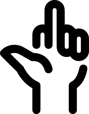 Web, Uygulama, UI / UX, Mobil Arayüz, Akıllı Teknoloji Tasarımı, Dijital Markalaşma, Kullanıcı Etkileşimi Sembolü ve Temiz Tek Renk Biçiminde Modern Grafik Elementi içeren PNG Biçimli El Simgesi Logosu