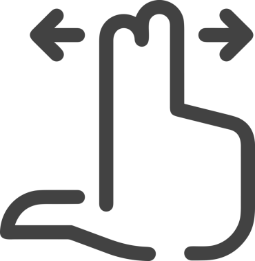 Web, Uygulama, UI / UX, Mobil Arayüz, Akıllı Teknoloji Tasarımı, Dijital Markalaşma, Kullanıcı Etkileşimi Sembolü ve Temiz Tek Renk Biçiminde Modern Grafik Elementi içeren PNG Biçimli El Simgesi Logosu