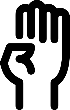 Web, Uygulama, UI / UX, Mobil Arayüz, Akıllı Teknoloji Tasarımı, Dijital Markalaşma, Kullanıcı Etkileşimi Sembolü ve Temiz Tek Renk Biçiminde Modern Grafik Elementi içeren PNG Biçimli El Simgesi Logosu