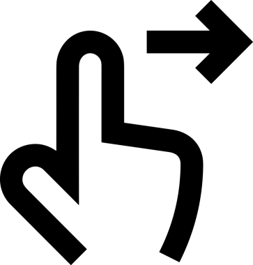 Web, Uygulama, UI / UX, Mobil Arayüz, Akıllı Teknoloji Tasarımı, Dijital Markalaşma, Kullanıcı Etkileşimi Sembolü ve Temiz Tek Renk Biçiminde Modern Grafik Elementi içeren PNG Biçimli El Simgesi Logosu