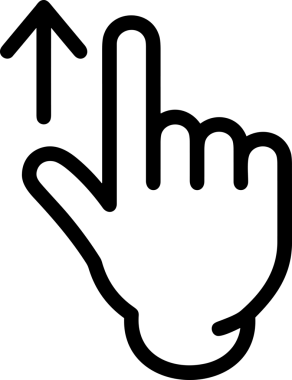 Web, Uygulama, UI / UX, Mobil Arayüz, Akıllı Teknoloji Tasarımı, Dijital Markalaşma, Kullanıcı Etkileşimi Sembolü ve Temiz Tek Renk Biçiminde Modern Grafik Elementi içeren PNG Biçimli El Simgesi Logosu