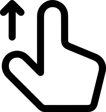 Web, Uygulama, UI / UX, Mobil Arayüz, Akıllı Teknoloji Tasarımı, Dijital Markalaşma, Kullanıcı Etkileşimi Sembolü ve Temiz Tek Renk Biçiminde Modern Grafik Elementi içeren PNG Biçimli El Simgesi Logosu