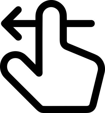 Web, Uygulama, UI / UX, Mobil Arayüz, Akıllı Teknoloji Tasarımı, Dijital Markalaşma, Kullanıcı Etkileşimi Sembolü ve Temiz Tek Renk Biçiminde Modern Grafik Elementi içeren PNG Biçimli El Simgesi Logosu