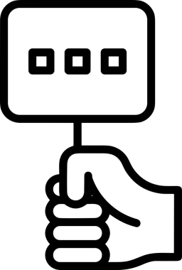 Web, Uygulama, UI / UX, Mobil Arayüz, Akıllı Teknoloji Tasarımı, Dijital Markalaşma, Kullanıcı Etkileşimi Sembolü ve Temiz Tek Renk Biçiminde Modern Grafik Elementi içeren PNG Biçimli El Simgesi Logosu