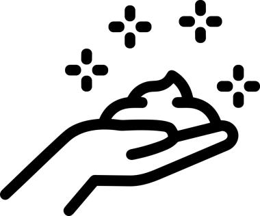 Web, Uygulama, UI / UX, Mobil Arayüz, Akıllı Teknoloji Tasarımı, Dijital Markalaşma, Kullanıcı Etkileşimi Sembolü ve Temiz Tek Renk Biçiminde Modern Grafik Elementi içeren PNG Biçimli El Simgesi Logosu